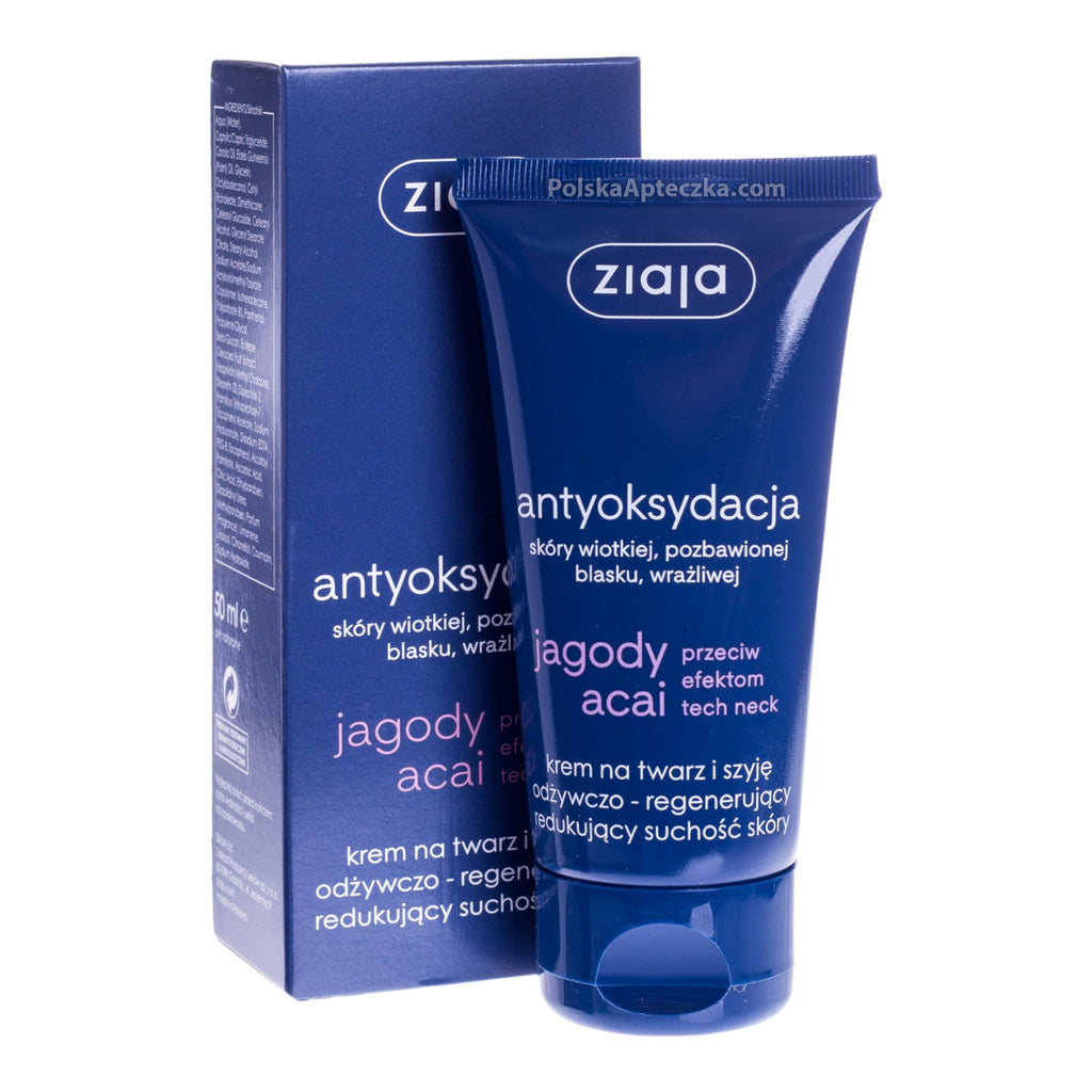 Ziaja Acai Berry Antioxidant Face & Neck Cream 50ml