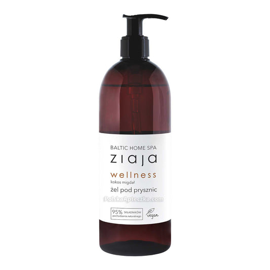 Ziaja Baltic Home Spa Wellness coconut almond shower gel bottle