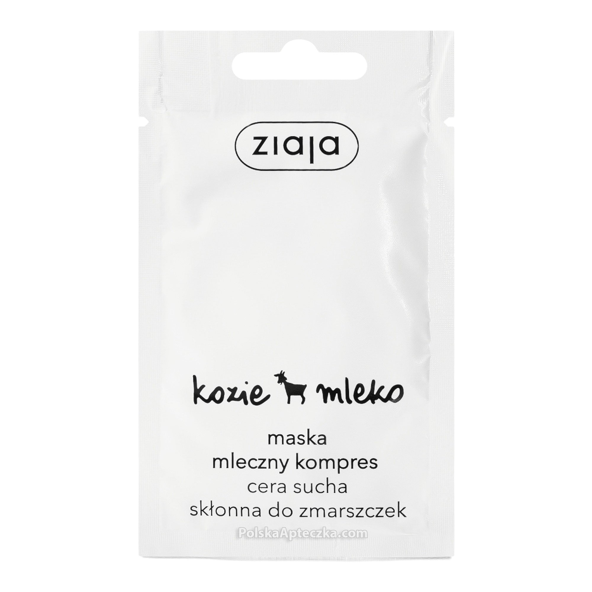 Ziaja Goat's Milk Face Mask Milk Compress for Dry Skin 7 ml – Apteczka