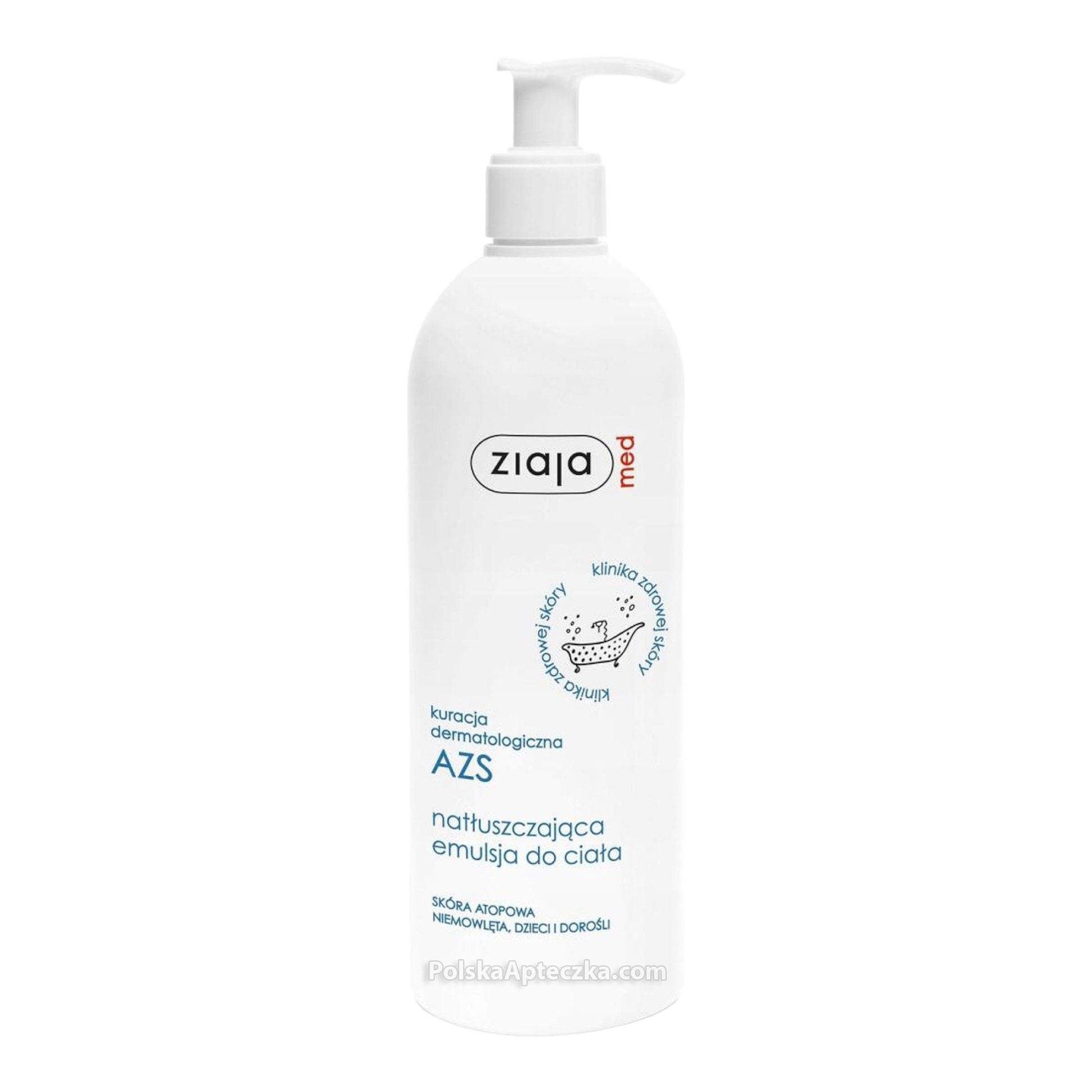 Ziaja Med AZS Emollient Body Emulsion 400ml