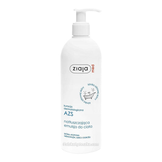 Ziaja Med AZS Emollient Body Emulsion 400ml