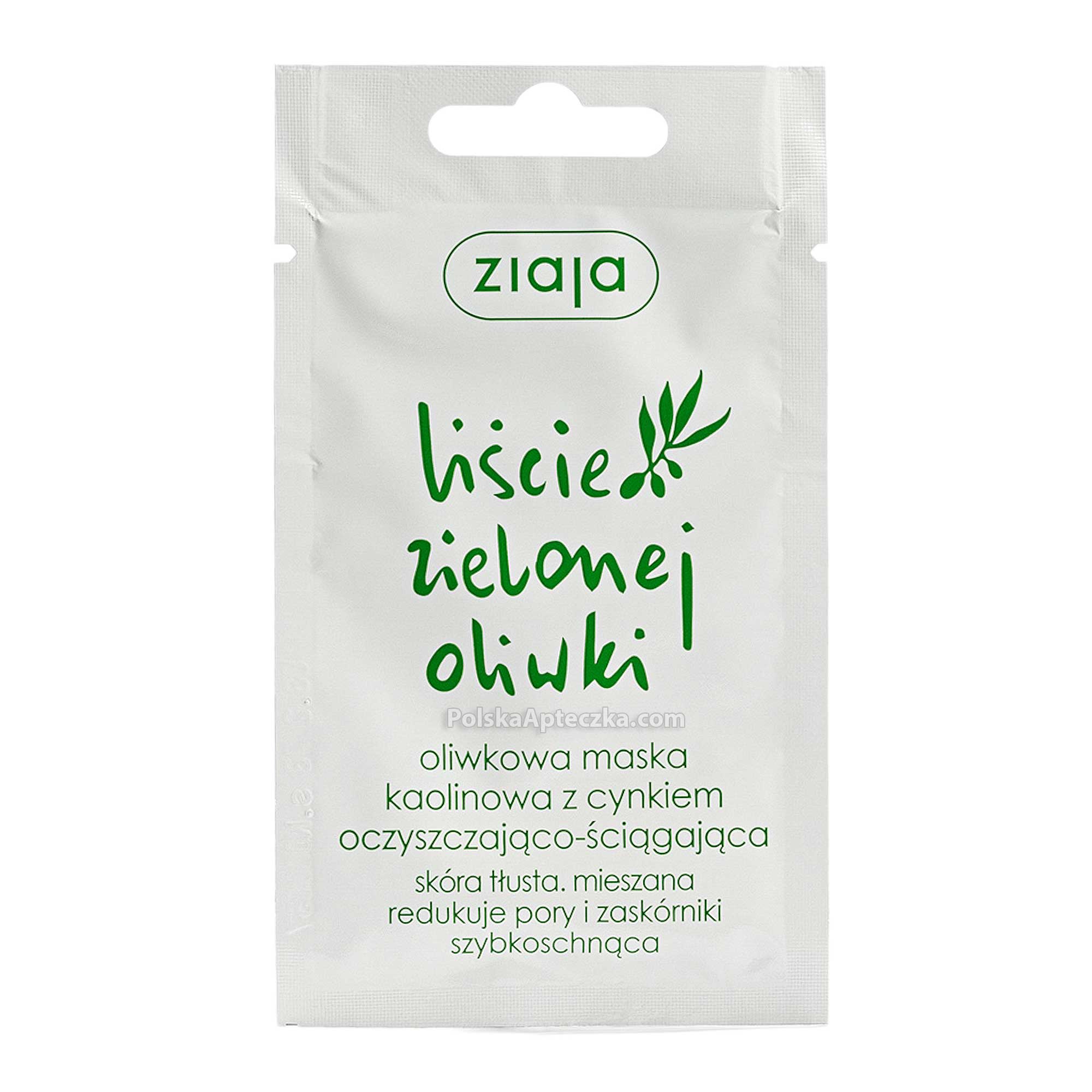 Ziaja Olive Leaf Kaolin Zinc Face Mask for Oily Skin 7ml