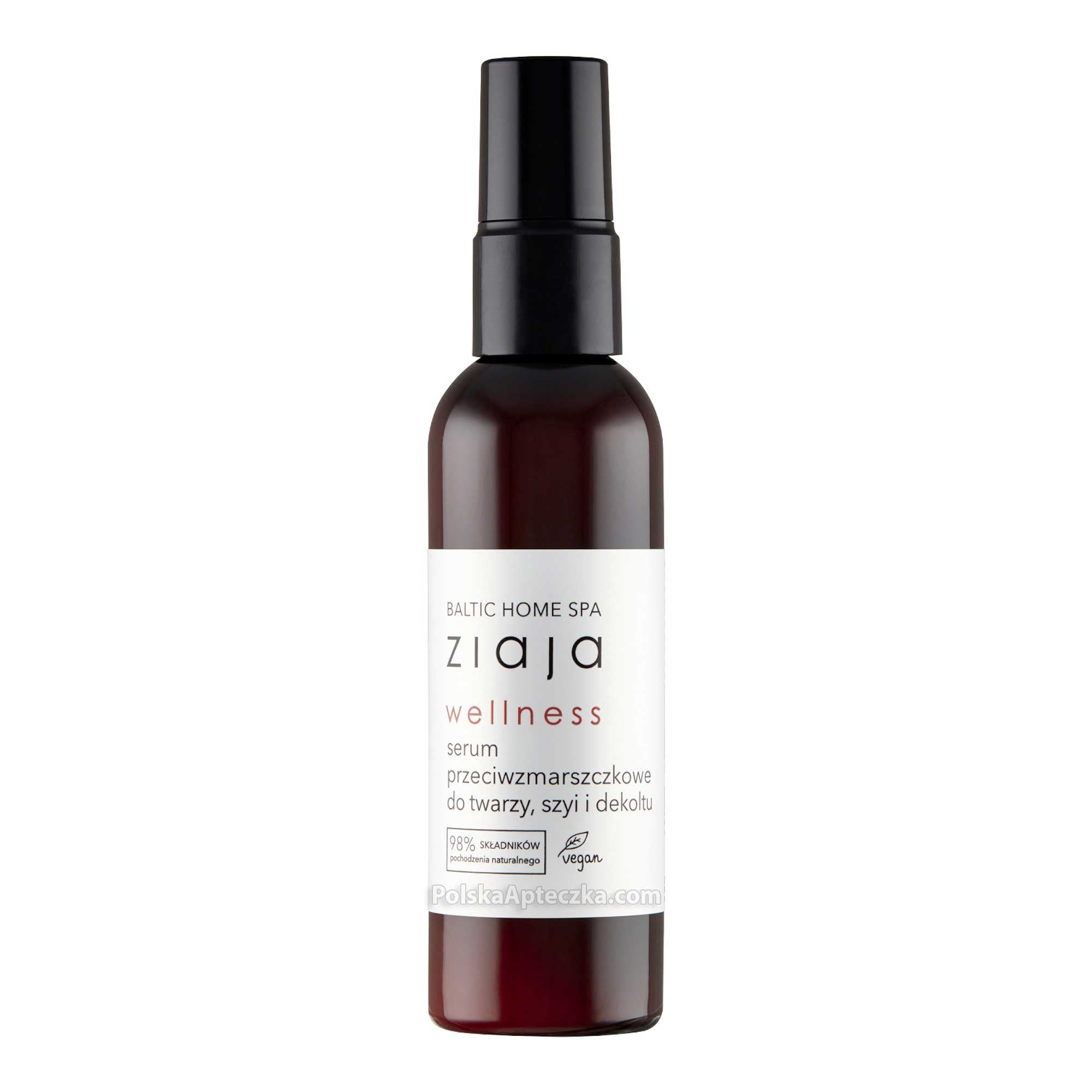 Ziaja Wellness Anti Wrinkle Face Neck Serum Vegan 90ml