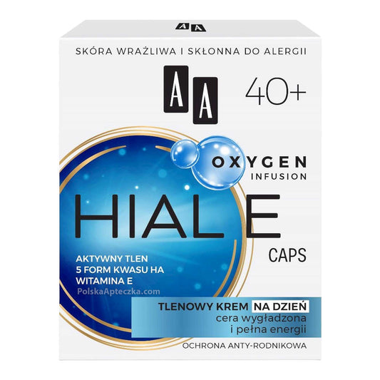AA Oceanic, Oxygen Infusion 40+ Hial E Caps tlenowy krem na dzień 50ml