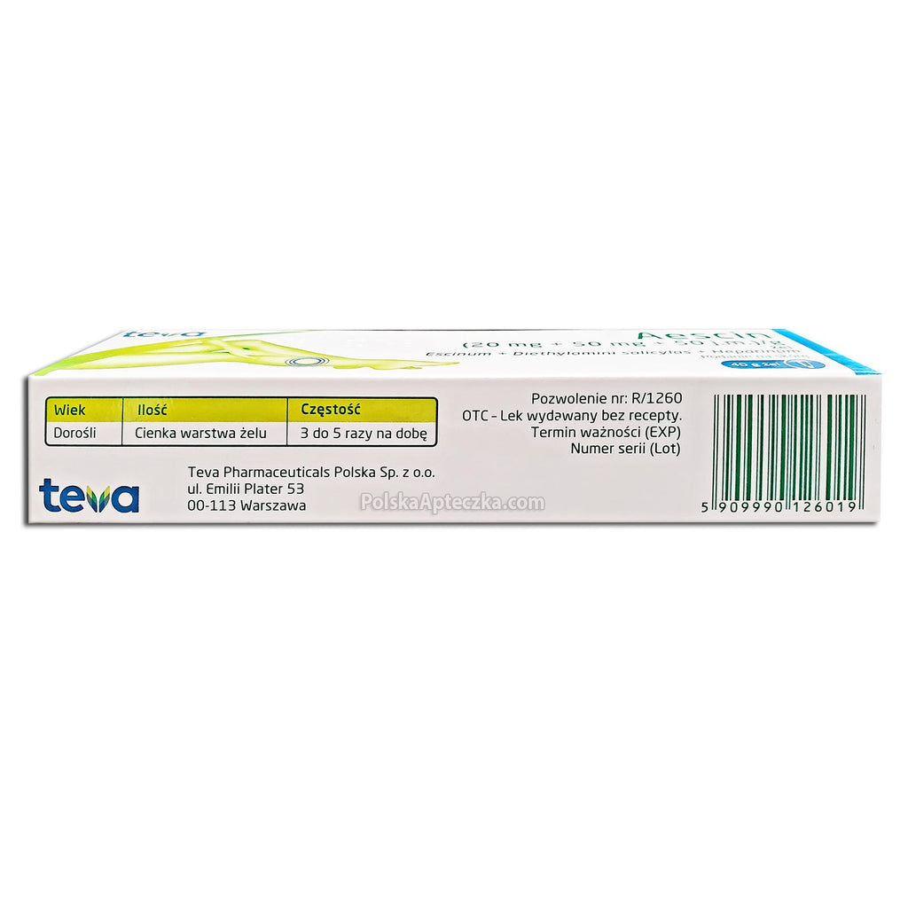 Aescin Gel 40g