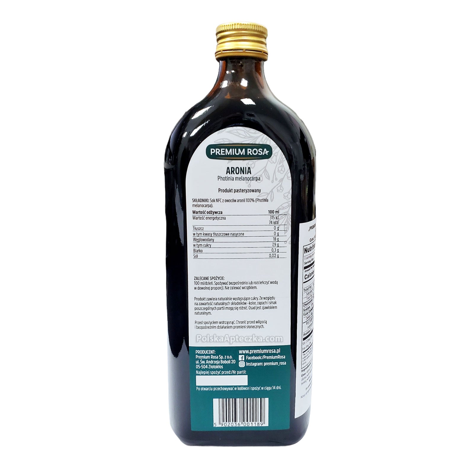 aronia sok 100%