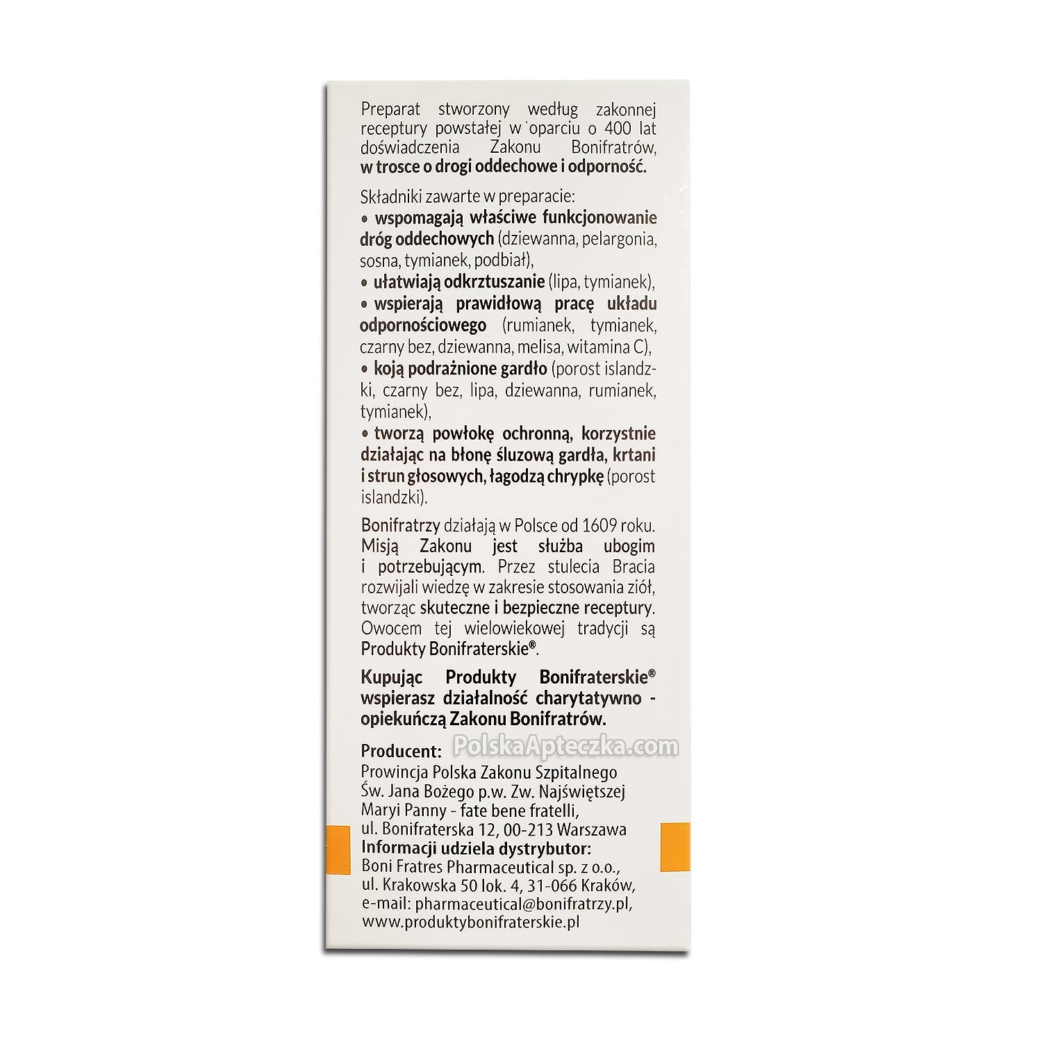 Balsam Jerozolimski FORTE 200ml, Boni Frates Pharmaceutical