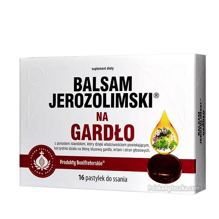 Balsam Jerozolimski Na Gardło 16 tabletek