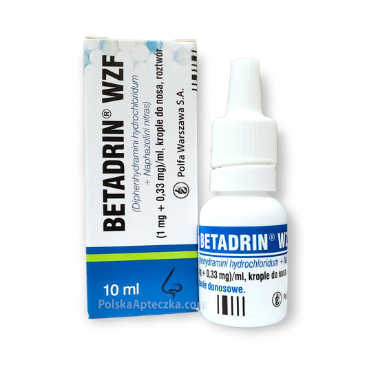 Betadrin WZF krople do nosa 10ml