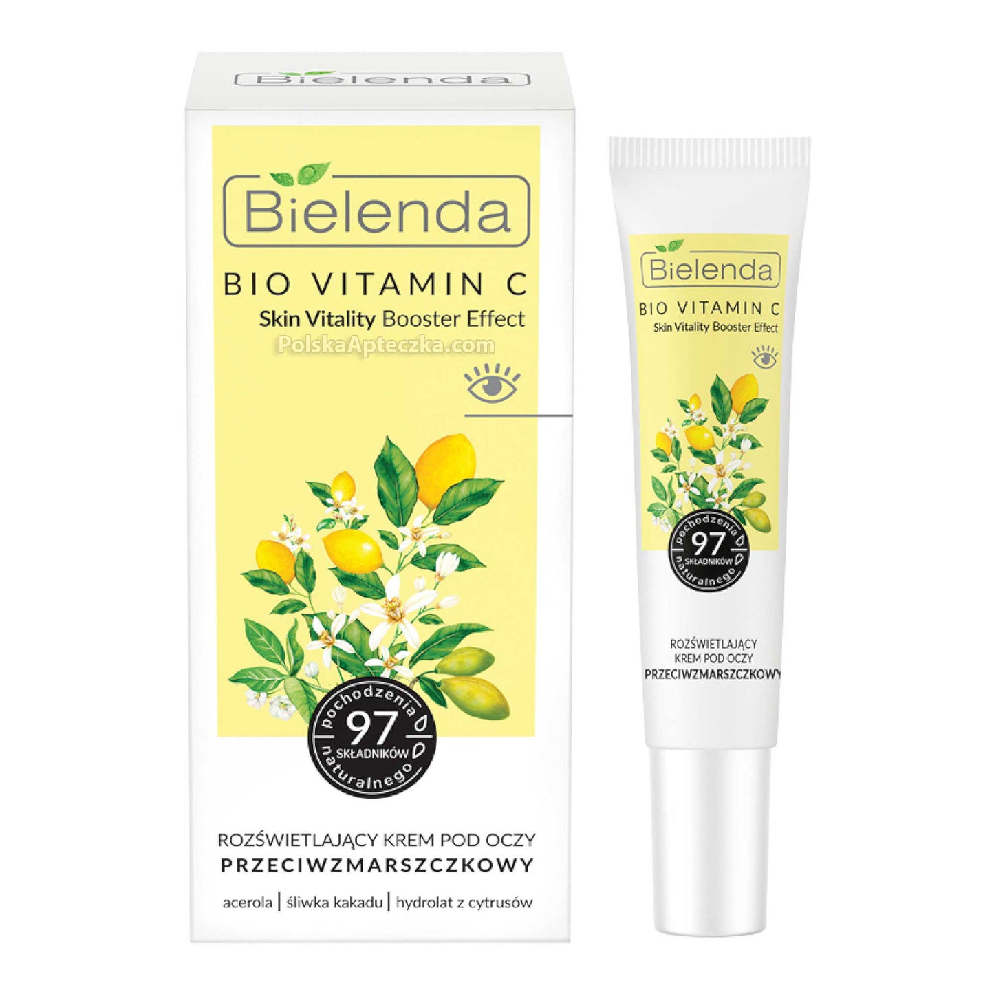 Bielenda, Bio Vitamin C, Rozswietlajacy krem pod oczy 15 ml