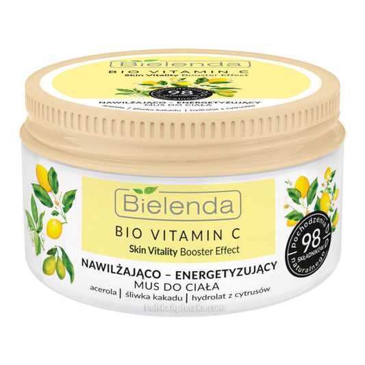 Bielenda, Bio Vitamin C, Nawilżająco - energetyzujący mus do ciała 250 g