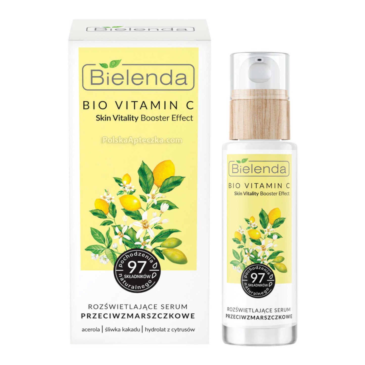 Bielenda, Bio Vitamin C, Rozświetlające serum przeciwzmarszczkowe 30 ml