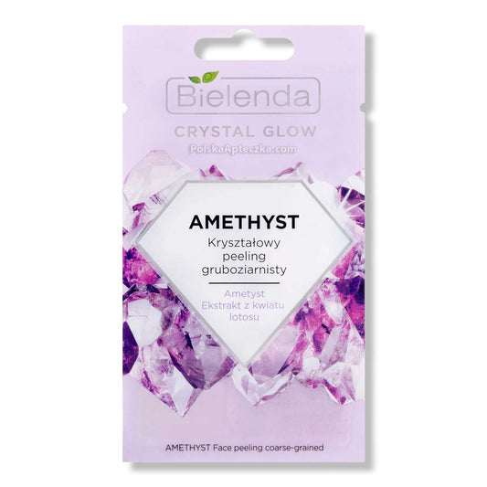 Bielenda, Crystal Glow, Amethyst Kryształowy peeling gruboziarnisty 8 g