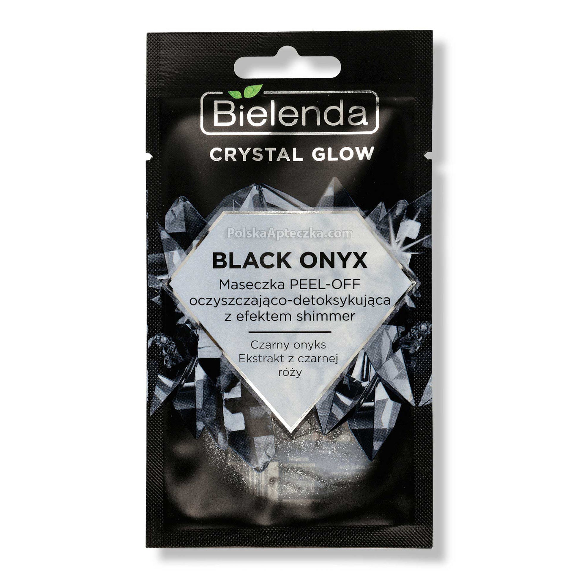 Bielenda, Crystal Glow, Black Onyx maseczka peel-off oczyszczajaco-detoksujaca 8 g