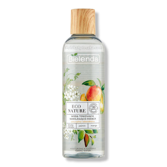 Bielenda, Eco Nature, Woda Tonizująca najwilzajaco-kojaca Sliwka kakadu+jasmin+mango 200 ml