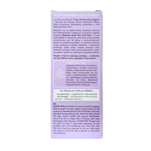Bielenda, Good Skin, Acid Peel 5-minutowy peeling kwasowo-korekcyjny - kwasy AHA + PHA 30 ml