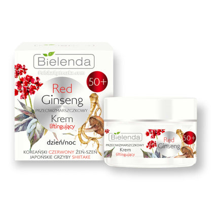 Bielenda, Red Ginseng, 50+ Krem do twarzy liftingujący dzień/noc 50 g
