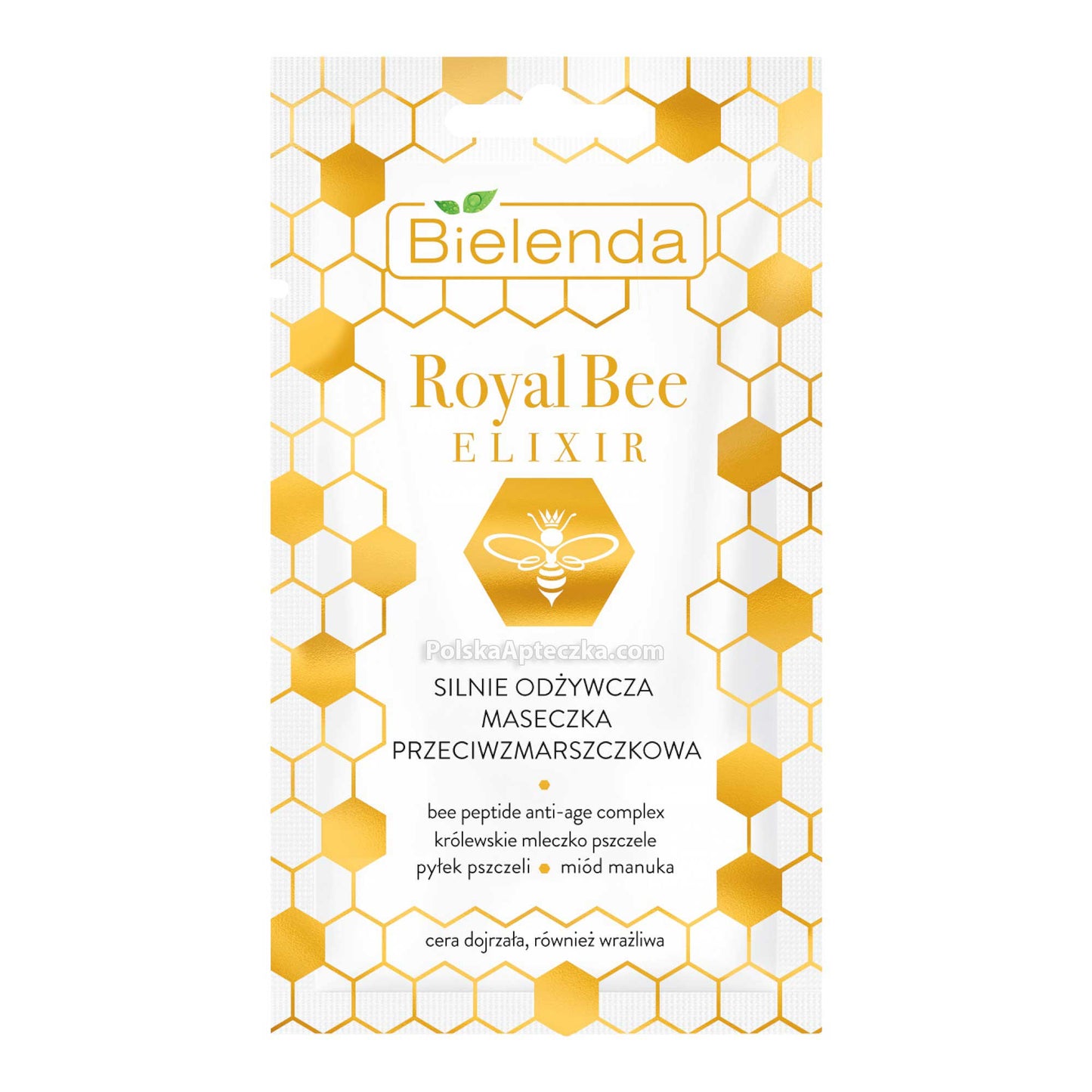 Bielenda, Royal Bee Elixir, Silnie odżywcza maseczka przeciwzmarszczkowa 8 g