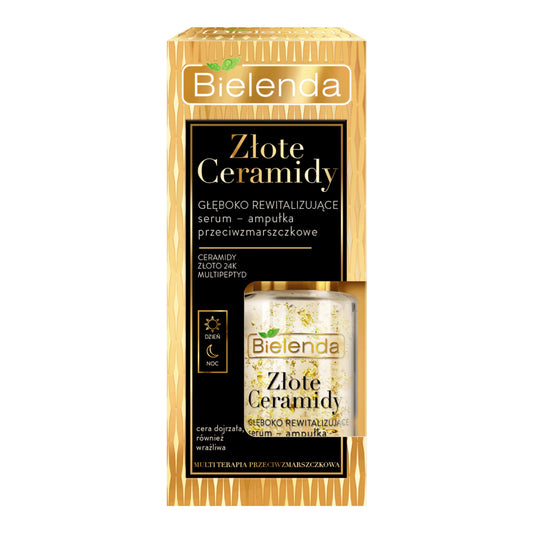 Bielenda, Złote Ceramidy, serum ampułka przeciwzmarszczkowe 15 ml