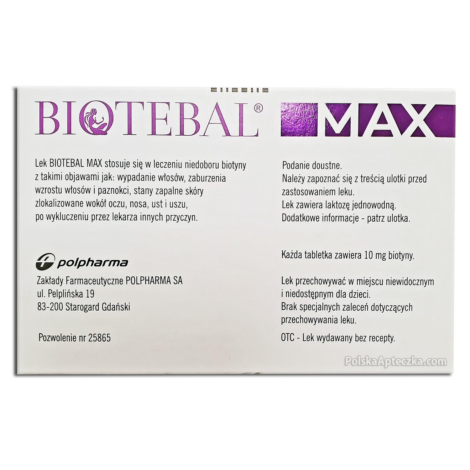 Biotebal Max 10mg