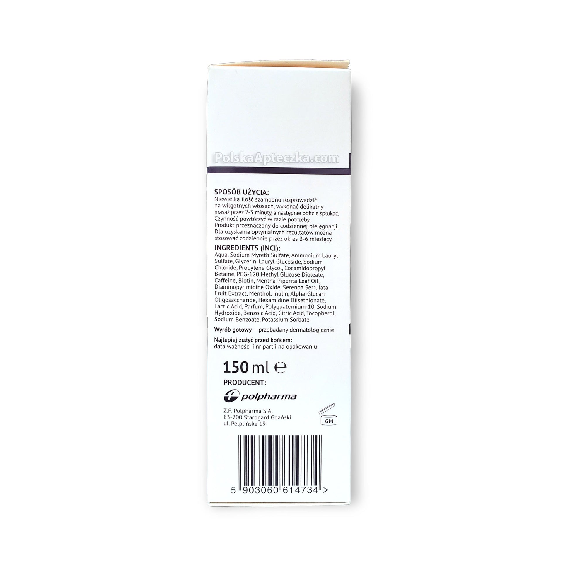 Biotebal Men, szampon przeciw wypadaniu włosów, 150 ml