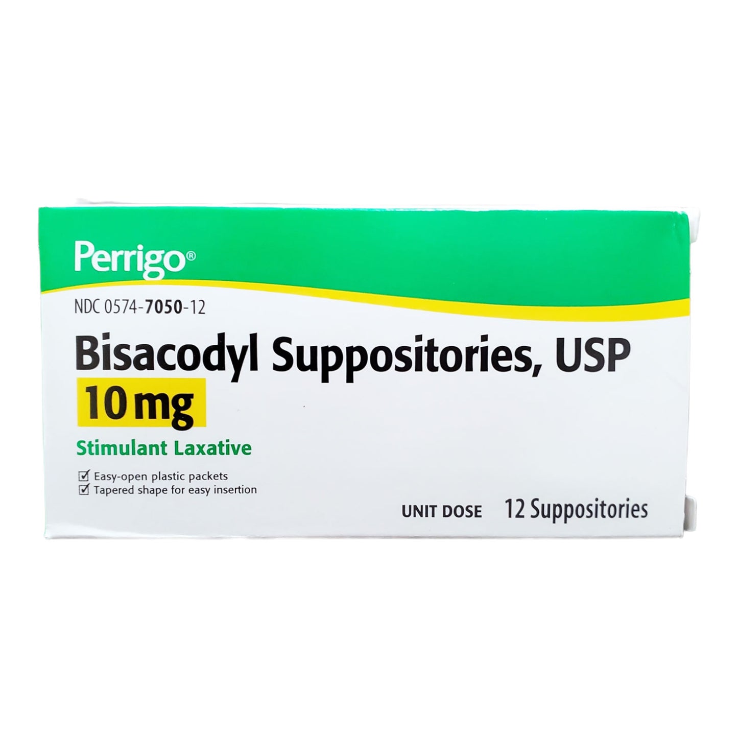 Bisacodyl 10mg czopki, 12 sztuk