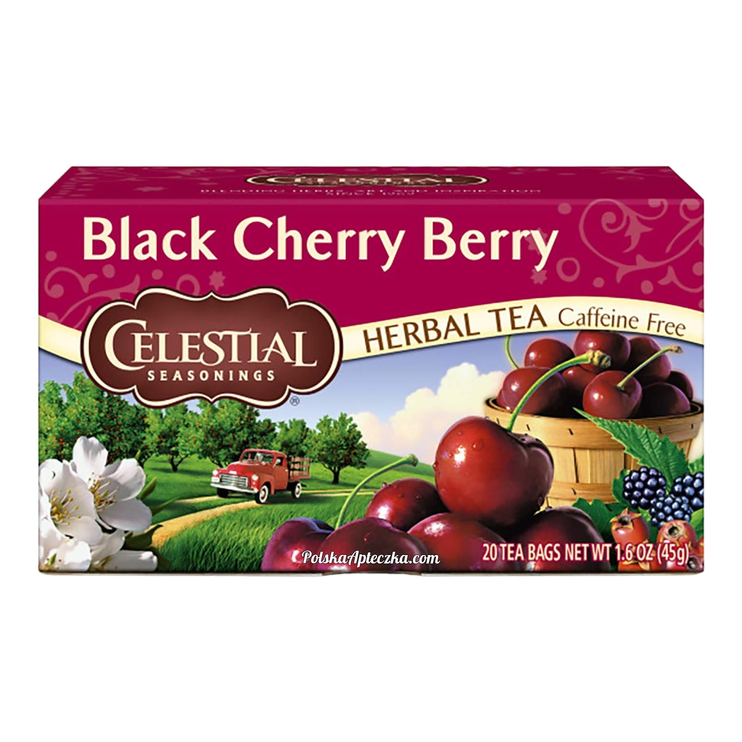 Black Cherry Berry herbal tea 20 bags, Celestial Seasonings