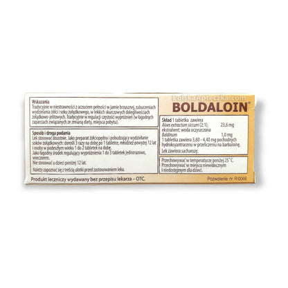 Boldaloin tablets, Herbapol