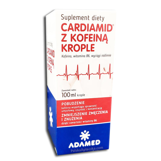 Cardiamid z Kofeiną Krople 100ml, Adamed