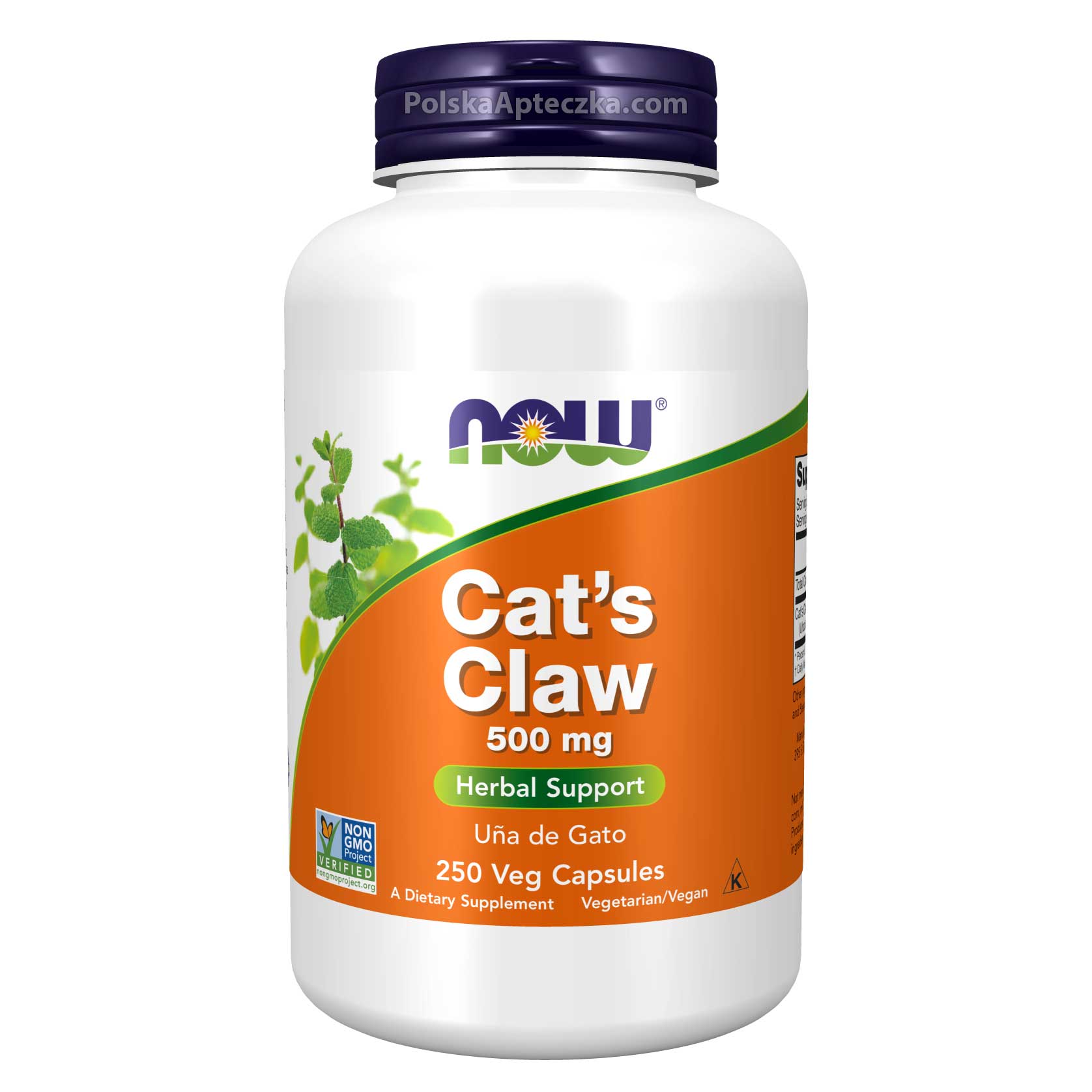 Cat's Claw 500 mg - 250 Veg Capsules | Koci Pazur