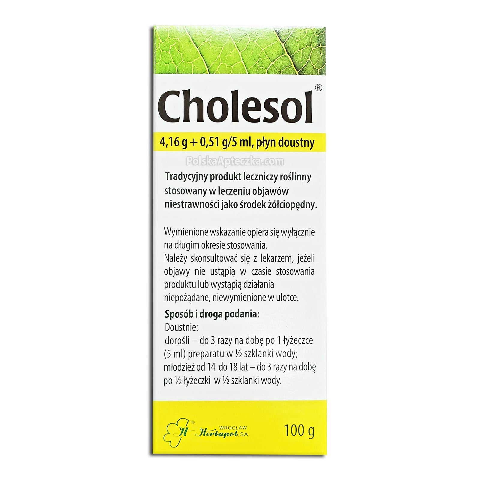 Cholesol plyn 100g