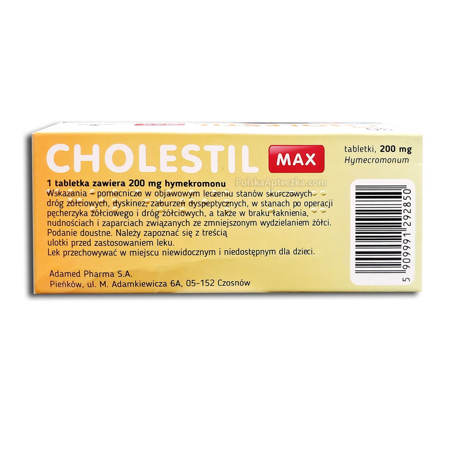 Cholestil MAX, 30 tabletek