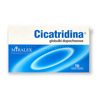 Cicatridina, sól sodowa kwasu hialuronowego 5mg, 10 globulek dopochwowych, MIRALEX