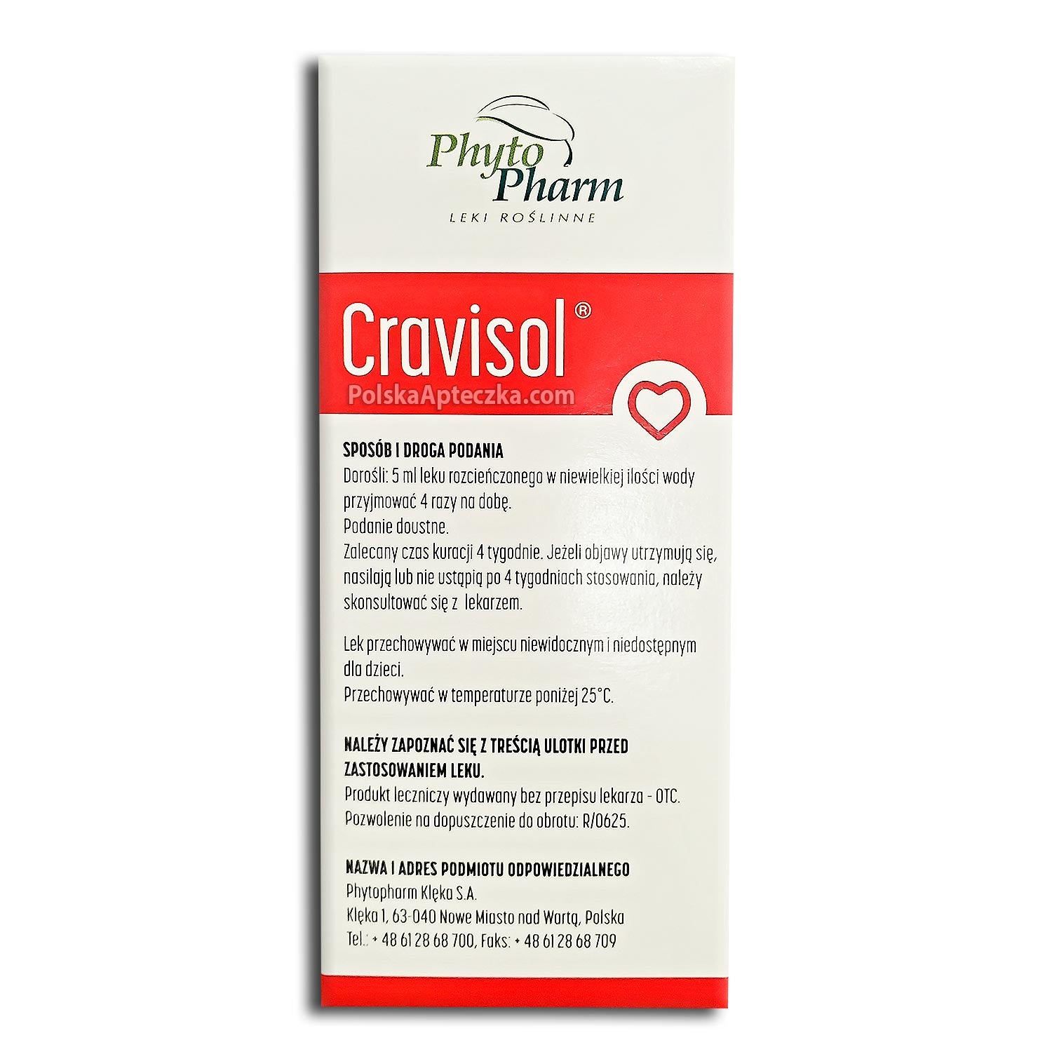 Cravisol płyn doustny, 100ml, Polska Apteka w Chicago