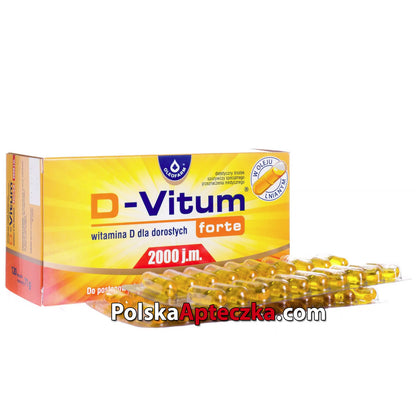 D-Vitum Forte 2000 j.m., 60 kapsułek