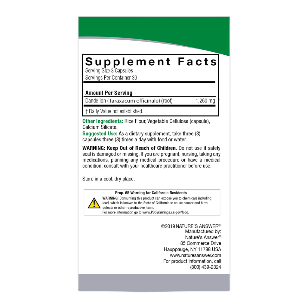 mniszek lekarski kapsulki