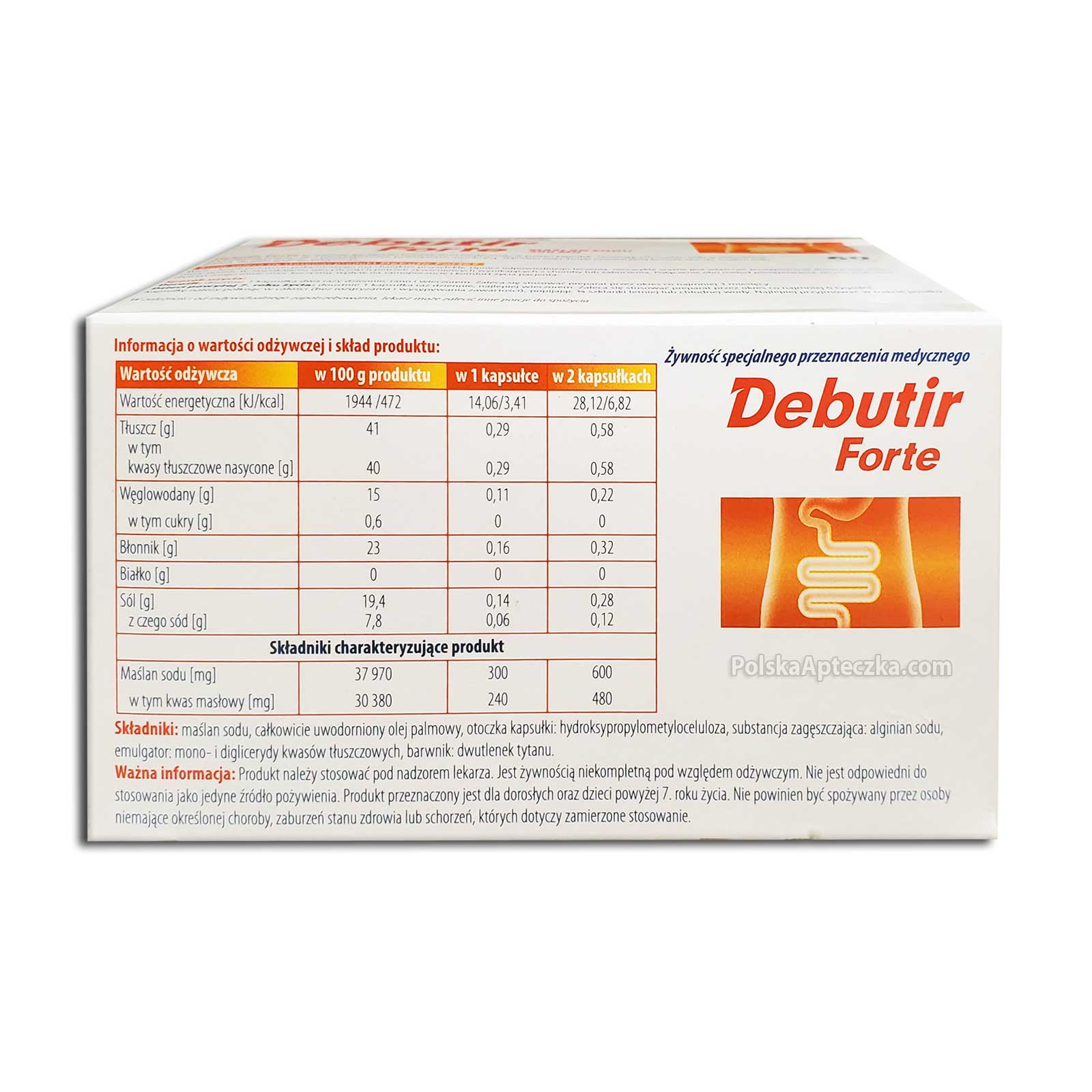 Debutir Forte Maslan Sodu 60 tablets
