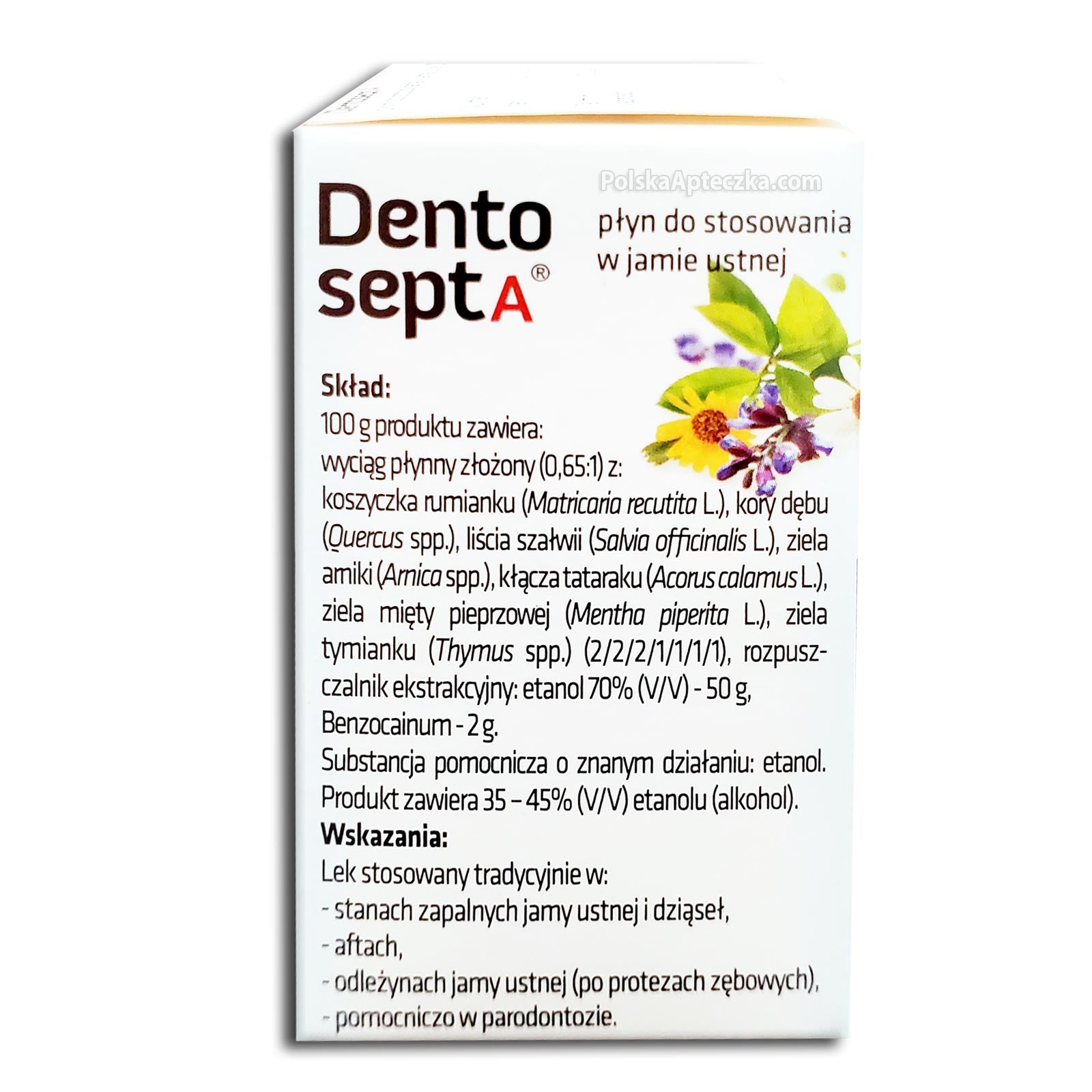 Dentosept A płyn do stosowania w jamie ustnej, 25g