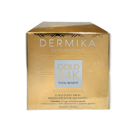Dermika Gold 24K Total Benefit 65+ Rekonstruktor Młodośći dzień i noc 50ml