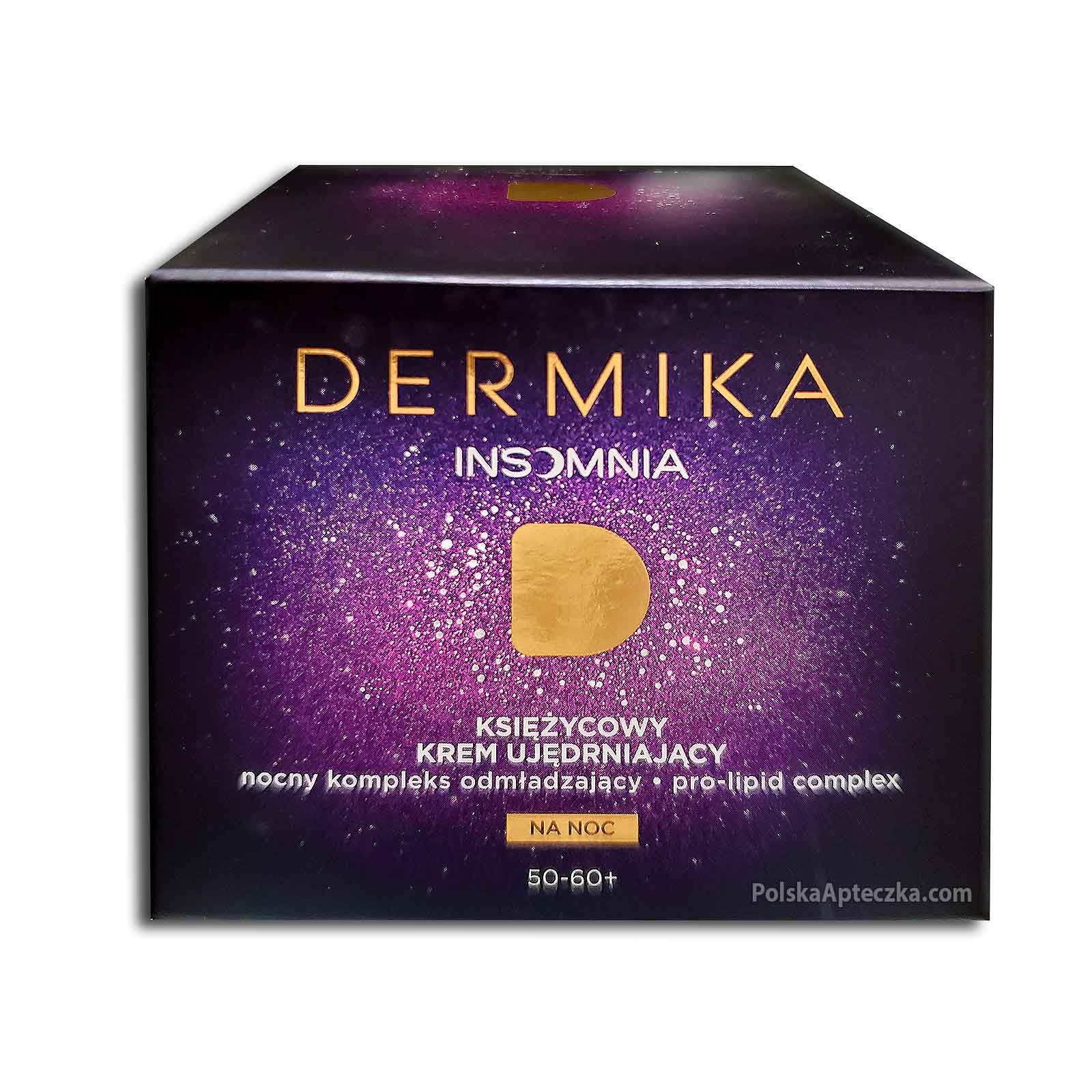Dermika Insomnia Księżycowy krem ujędrniający 50-60+ na noc 50 ml
