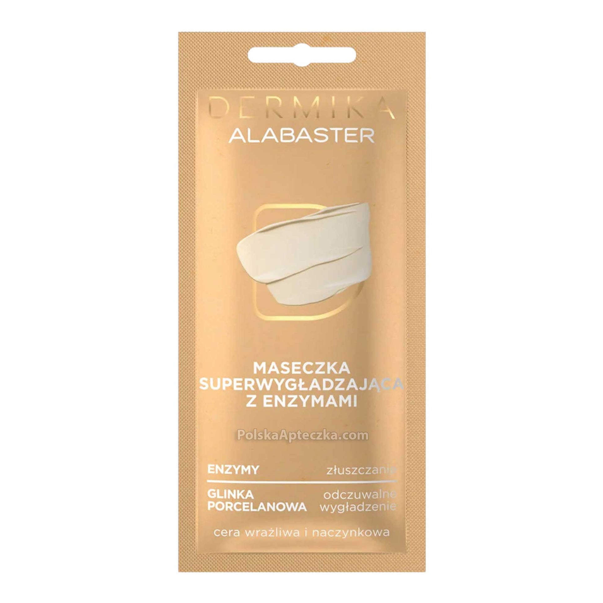 Dermika Maseczka Alabaster superwygladzajaca z enzymami do kazdego typu cery 10 ml