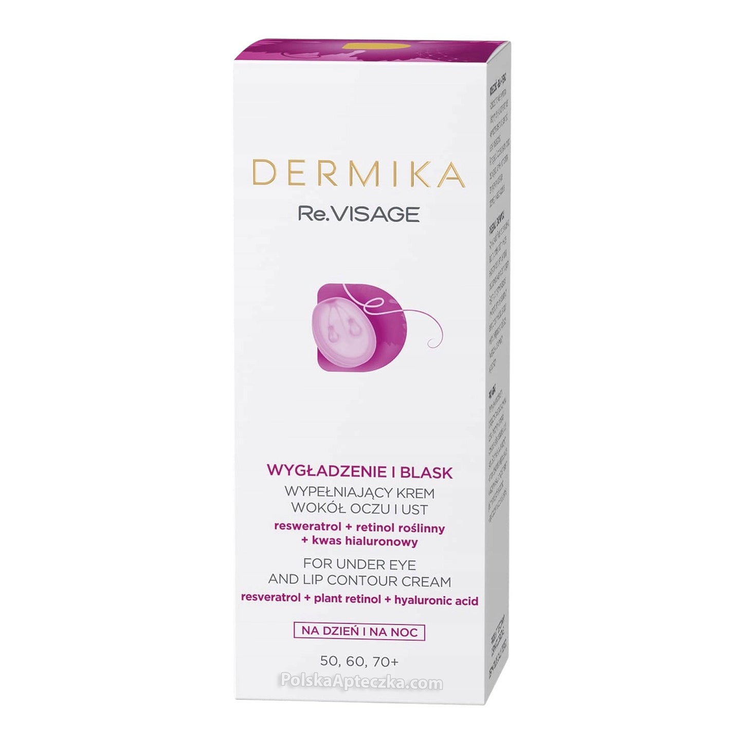 Dermika Re.VISAGE 50, 60, 70+ wypełniający krem wokół oczu i ust 15 ml