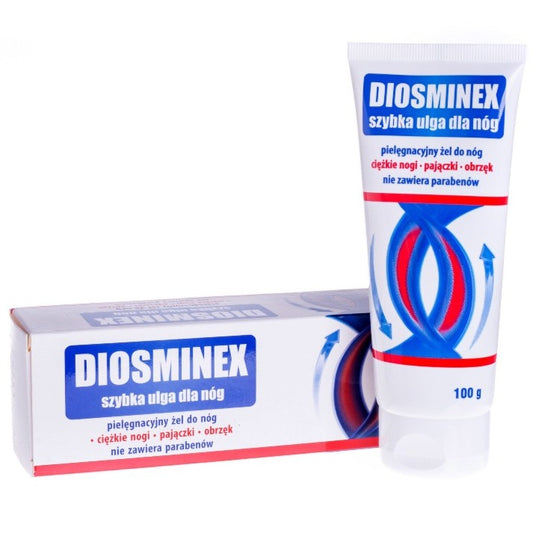 Diosminex żel 100g szybka ulga dla nóg