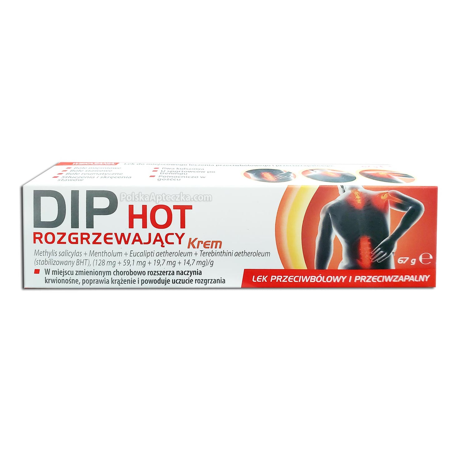 Dip Hot rozgrzewający krem, 67g