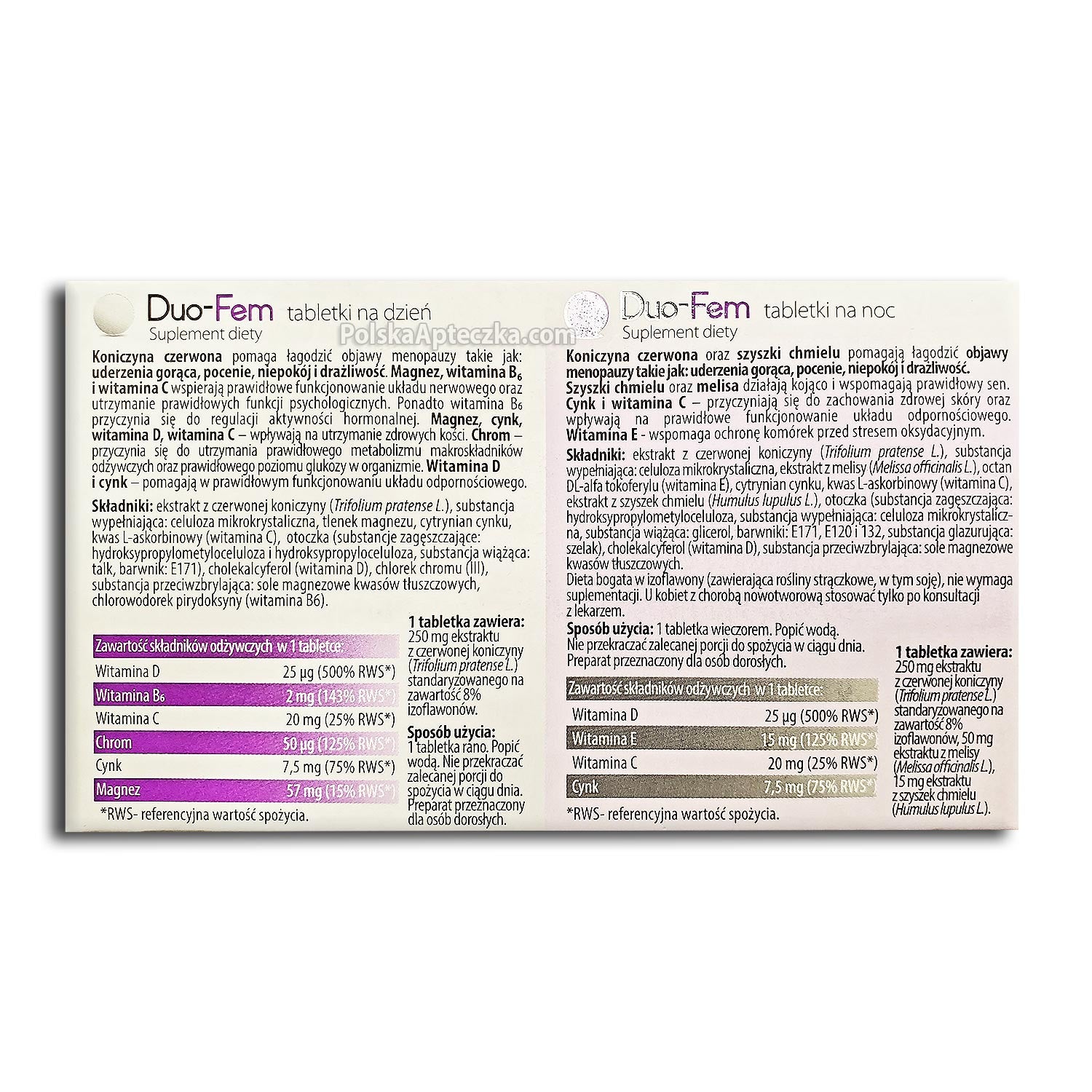 duofem tablets