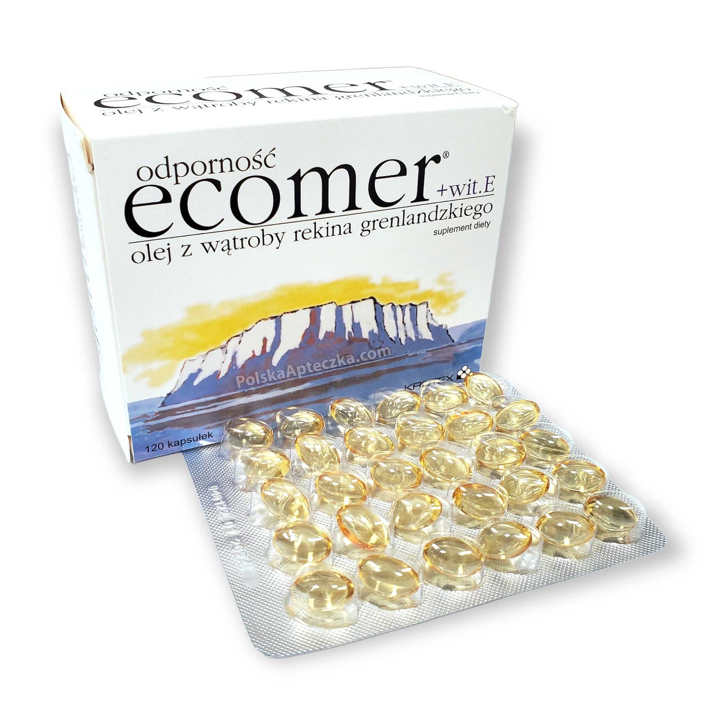 Ecomer  + wit. E, 120 capsules, Krotex Pharm