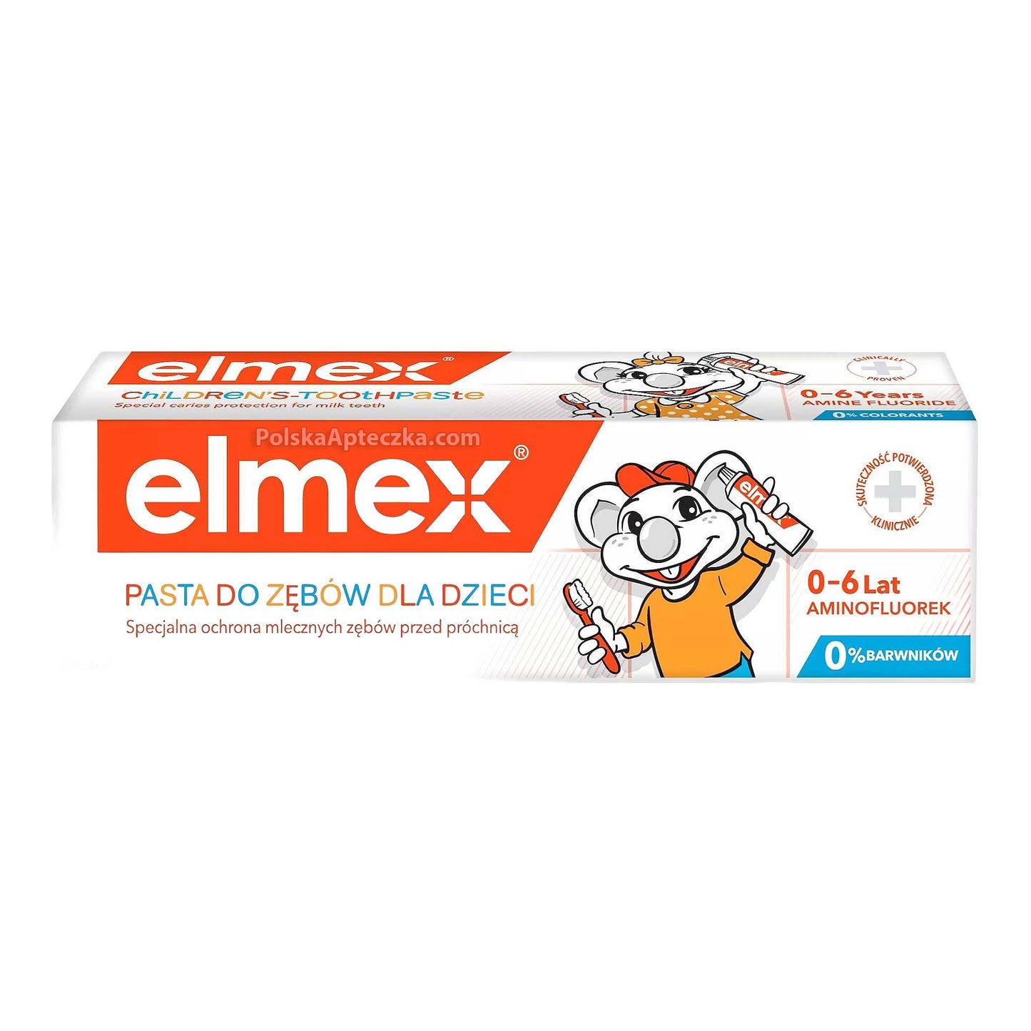 Elmex pasta do zębów dla dzieci od 0-6 lat 50 ml