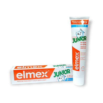 Elmex Junior pasta do zębów dla dzieci od 6 do 12 lat, 75ml