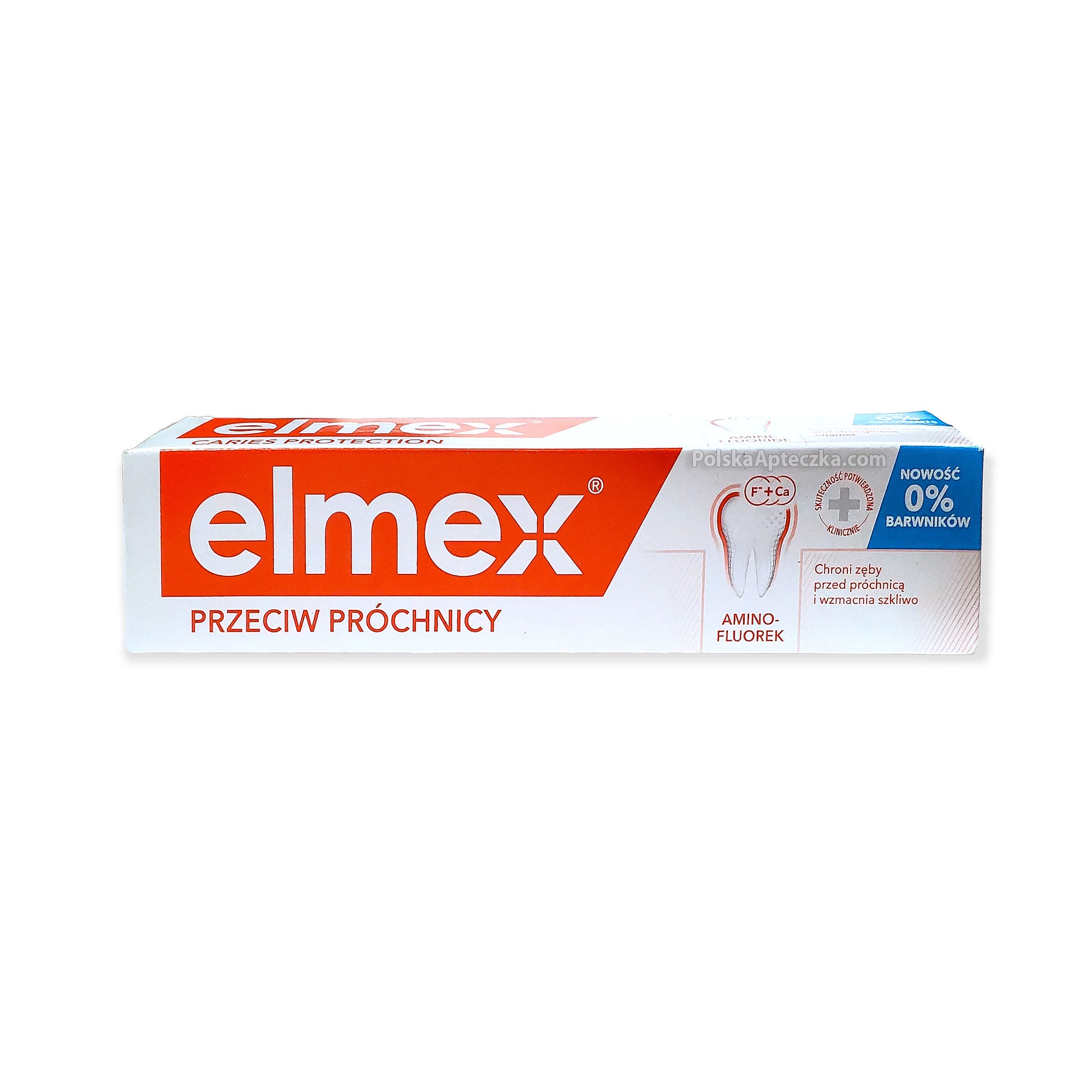 Elmex, przeciw próchnicy z aminofluorkiem, pasta do zębów, 75ml