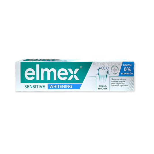 Elmex Sensitive Whitening, pasta do zębów z aminofluorkiem, 75 ml